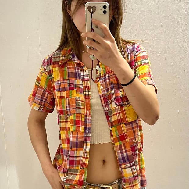 빔즈 패치워크 셔츠
