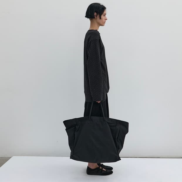 CLASSIC FABRIC BIG BAG IN BLACK