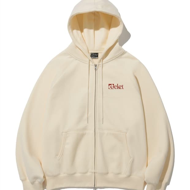 Ticket 후드집업 크림