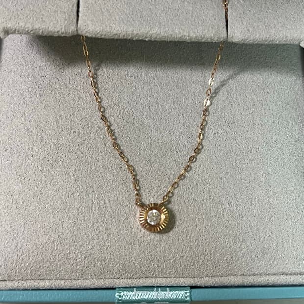 스톤헨지 14k 로즈골드 목걸이