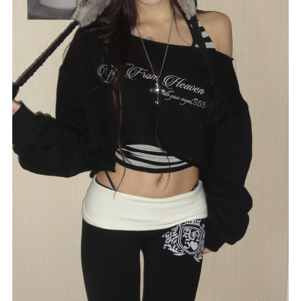 엔젤넘버555 헤븐 스웻 맨투맨 