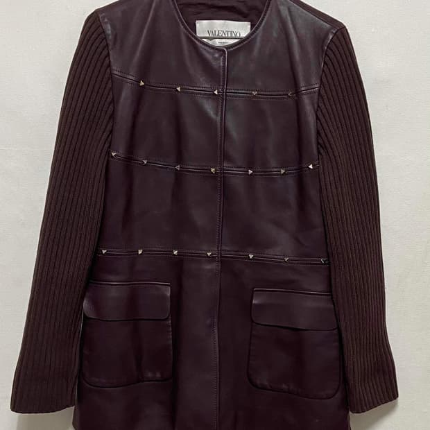 발렌티노 여성 가죽자켓