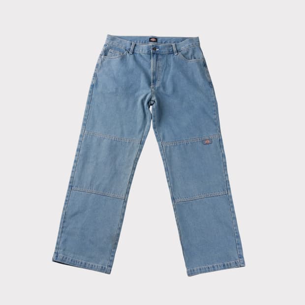 [34인치] 디키즈 더블니 루즈핏 데님팬츠