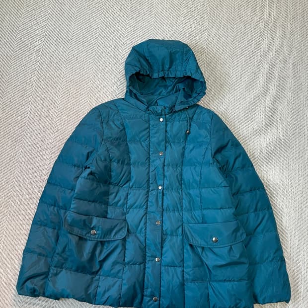 빈티지 퀄팅 경량패딩 