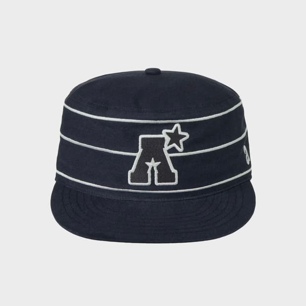 [AEAE] A LOGO PILLBOX CAP [NAVY]