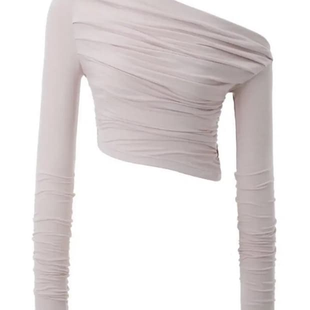 쓰리타임즈 드레이프 탑 Drape top