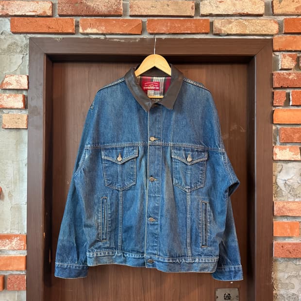 90S 말보로 컨트리스토어 빈티지 청자켓 XL