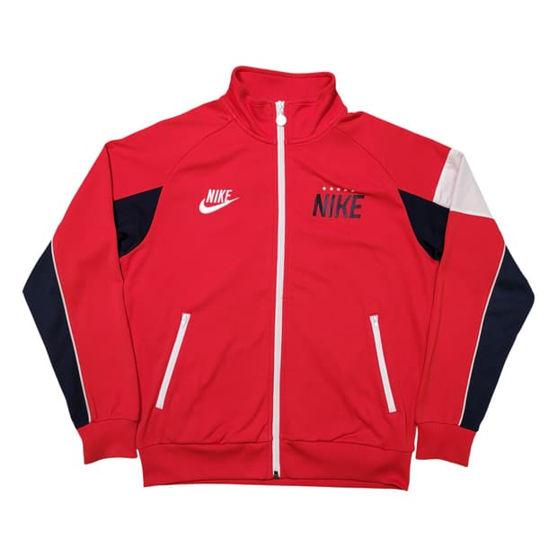 나이키 배색 트랙탑 져지 여성 키즈