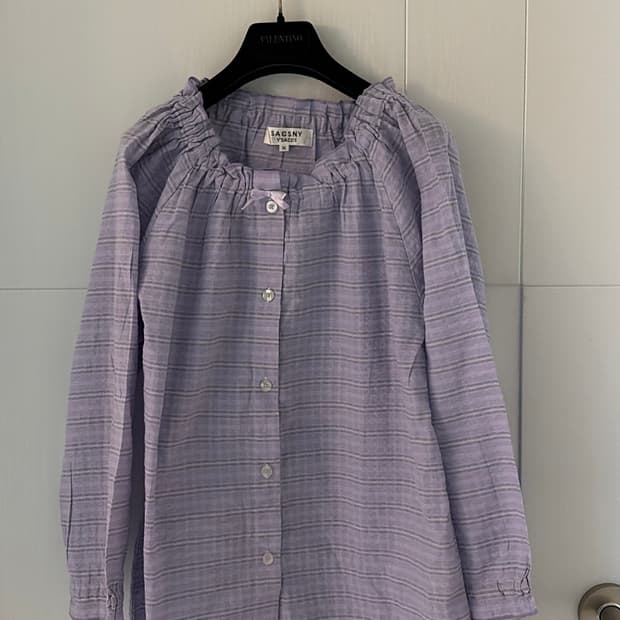 Y’saccs 체크블라우스44-66 정품 