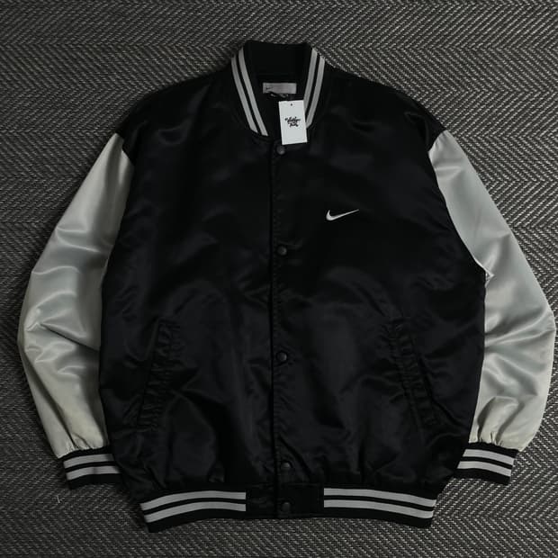00s 나이키 올드스쿨 박시핏 사틴 자켓o 3548