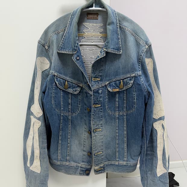 [44] 캐피탈 본 데님 연청 자켓