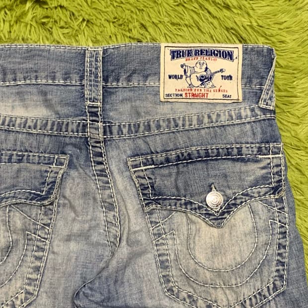 [33] 트루릴리젼 STRAIGHT 데님팬츠