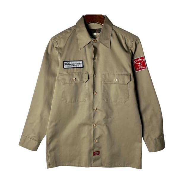 [Dickies] 디키즈 재팬 패치 워크셔츠