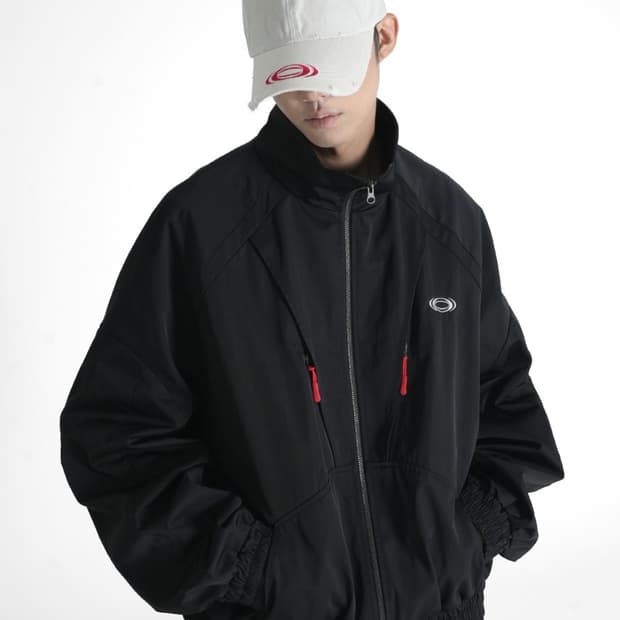 INTERVAL SHELL TRACK JACKET BK