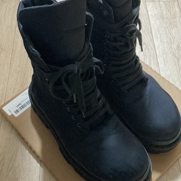 [42] 릭오웬스 아미 메가투스 레이스업 부츠