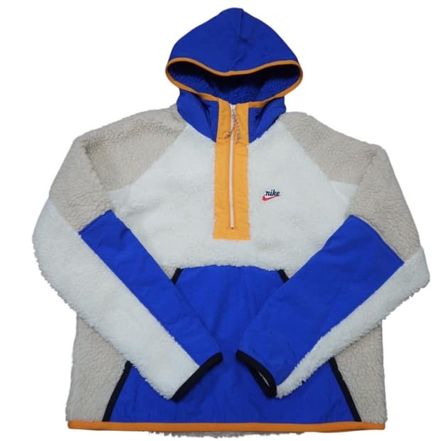 바배) 나이키 헤리티지 뽀글이 반집업 후드 아노락