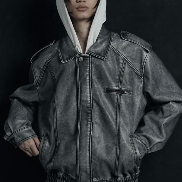 시너진 레더 자켓
