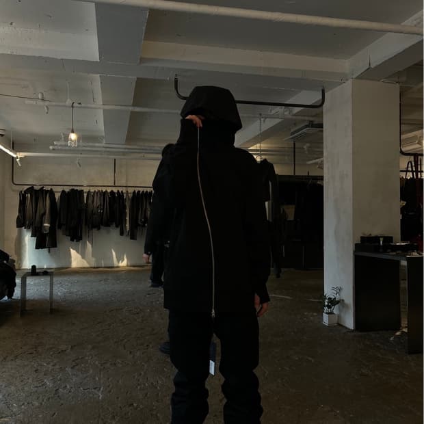 NAMKEON 사선후드집업