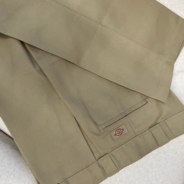디키즈 874 카키 브라운 코튼 팬츠