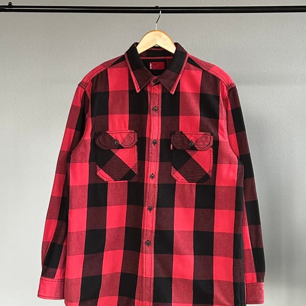[M-L]리바이스 Levi's 타탄 체크 워크 셔츠