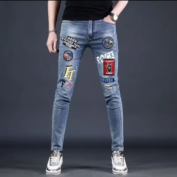 패치슬림데님청비지새상품 미개봉 허리31