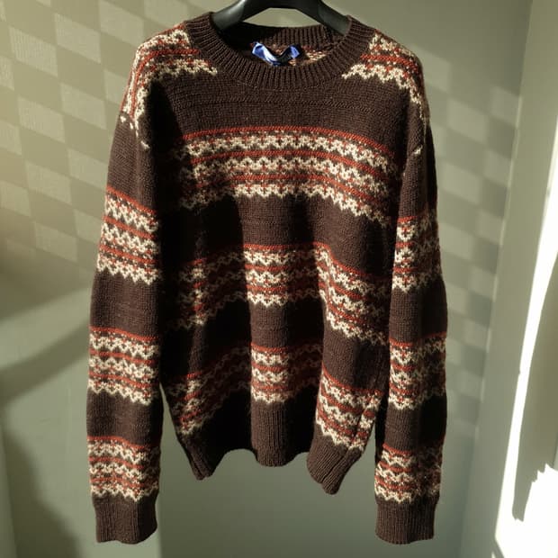 CDG x Junya Watanaba Fair Isle knit