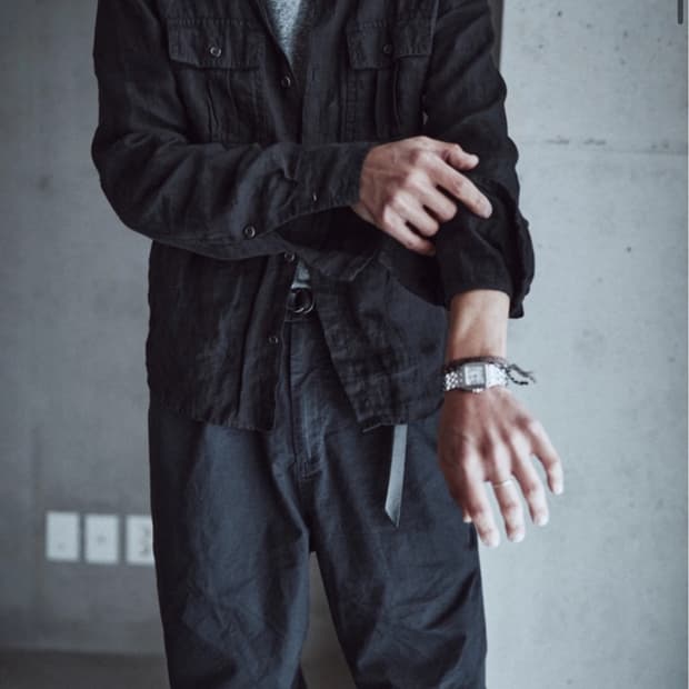 Textured Linen Work Shirts