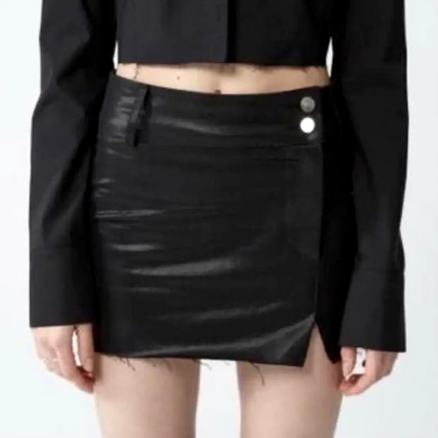 BOHEMSEO COATED SKIRT