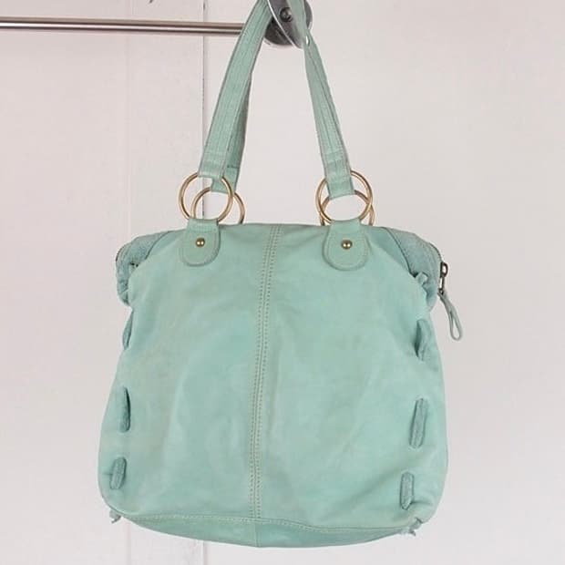 PETIT AMI mint leather bag