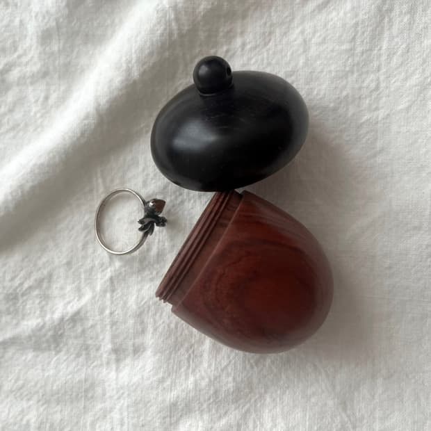 Wood Acorn Case