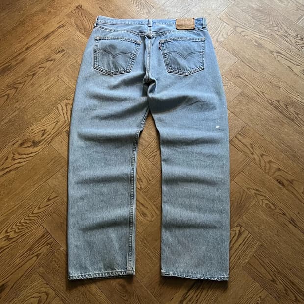 [38]90's 리바이스 501 Made in USA 데님 팬츠 S11