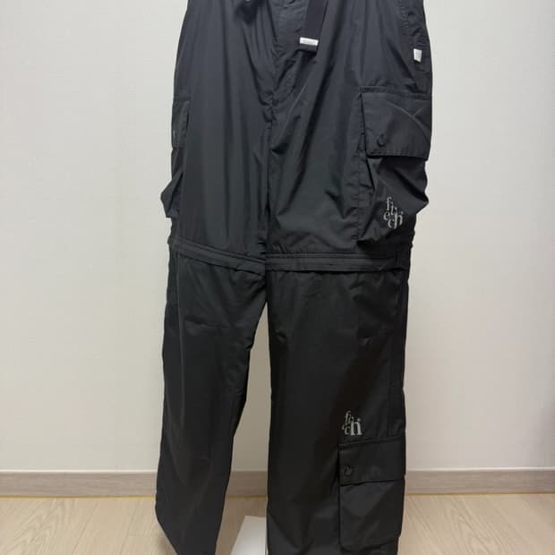 페치 블랙 카고 컨버터블 바지 여성용m사이즈