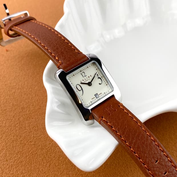 [FULLSET] CELINE Soft Square date watch