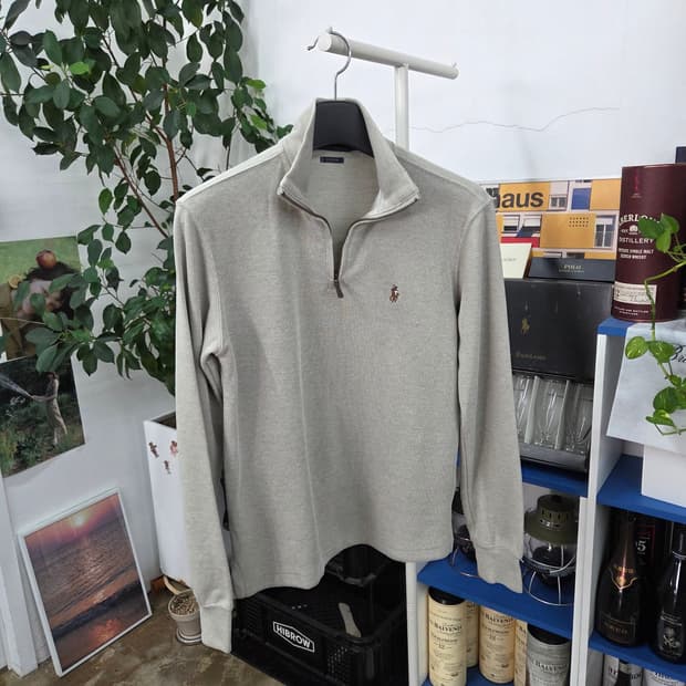 폴로랄프로렌 풀오버 하프집업 롱슬리브 XS