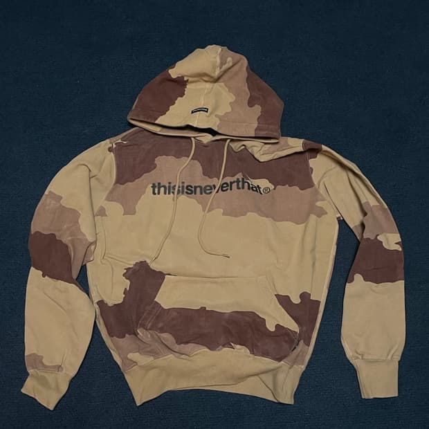 디스이즈네버댓 빈티지 카모 후드티