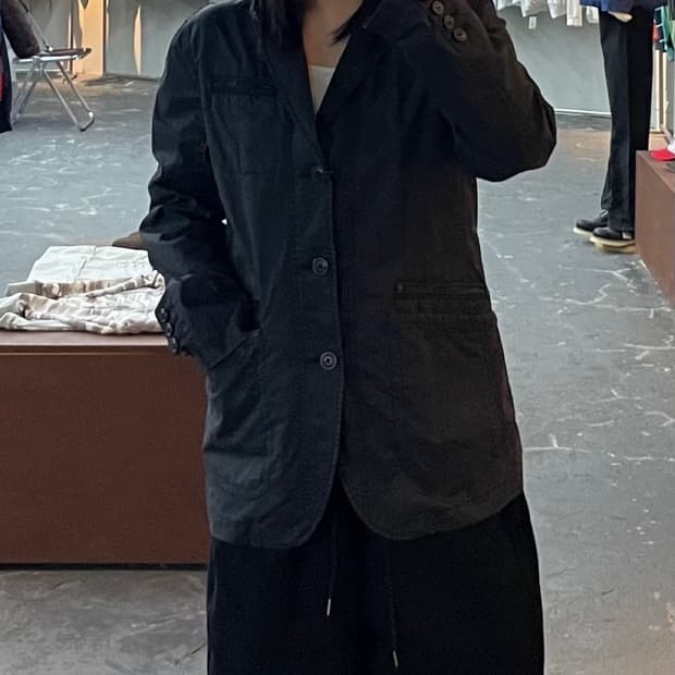 디젤 블랙 블레이져 자켓 H1365