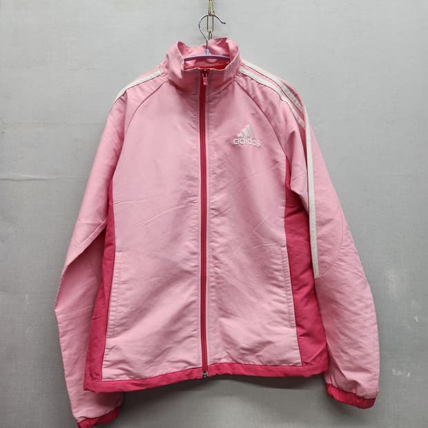 아디다스 로고자수 바람막이 XS(S)