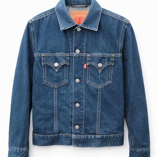 리바이스 아이코닉 데님 자켓 L 진청