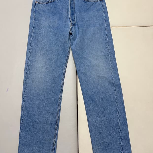 90s미제리바이스501 라이트워시 38/32