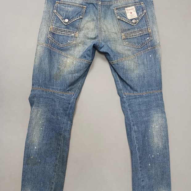 [32] 정품 디스퀘어드2 루키포켓 크러쉬 바이커진 청바지