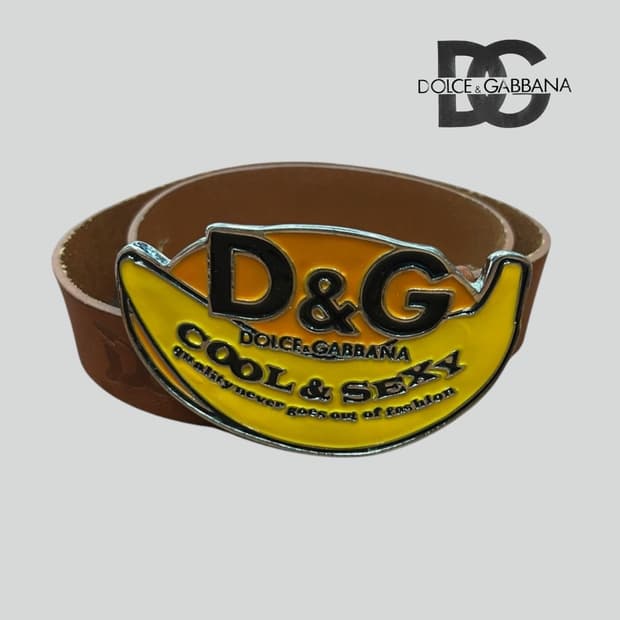 D&G 돌체앤가바나 쿨&섹시 바나나 벨트