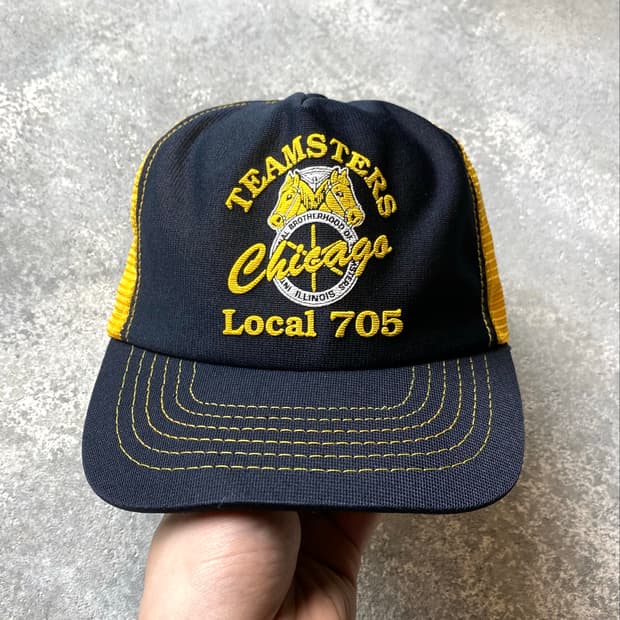 [OS] 90s TEAMSTERS Chicago Local 705매쉬캡