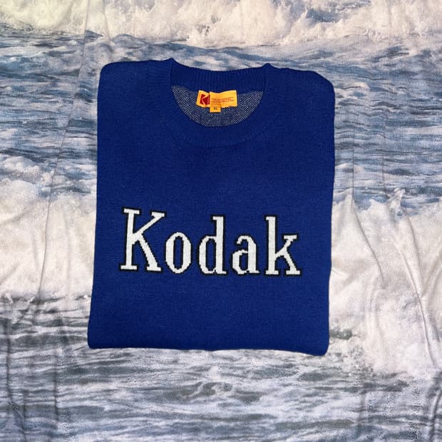 Kodak Logo Royal Blue Knit