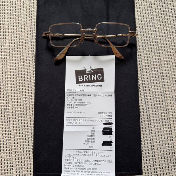 크롬하츠 버클라이더 안경 일본 브링 구매 단품