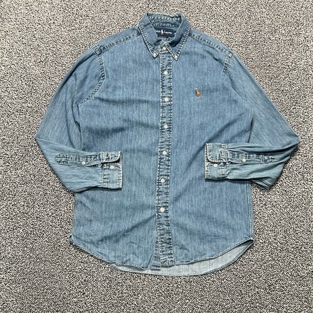 폴로 랄프로렌(POLO RalphLauren) 샴브레이 데님 셔츠