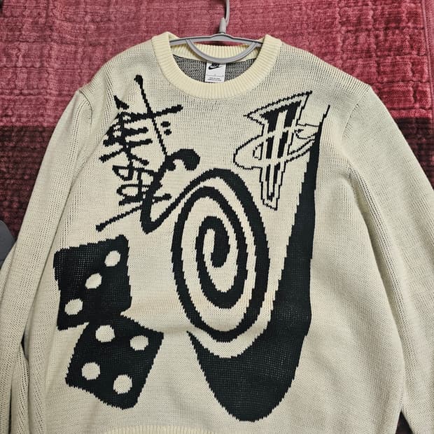 나이키x스투시 NRG 롱슬리브 니트스웨터