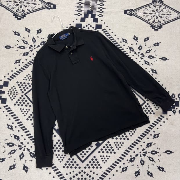 폴로 랄프로렌 커스텀핏 긴팔카라티 L P00037