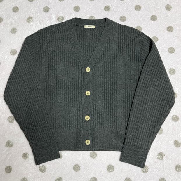 메리앤 뮤즈가디건 차콜그레이