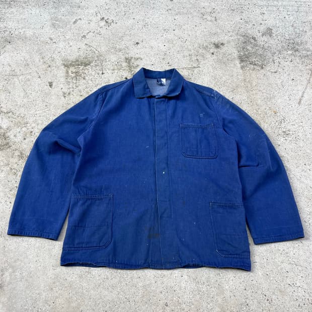 OLD VINTAGE DENIM FRENCH WORK 데님프렌치워크자켓