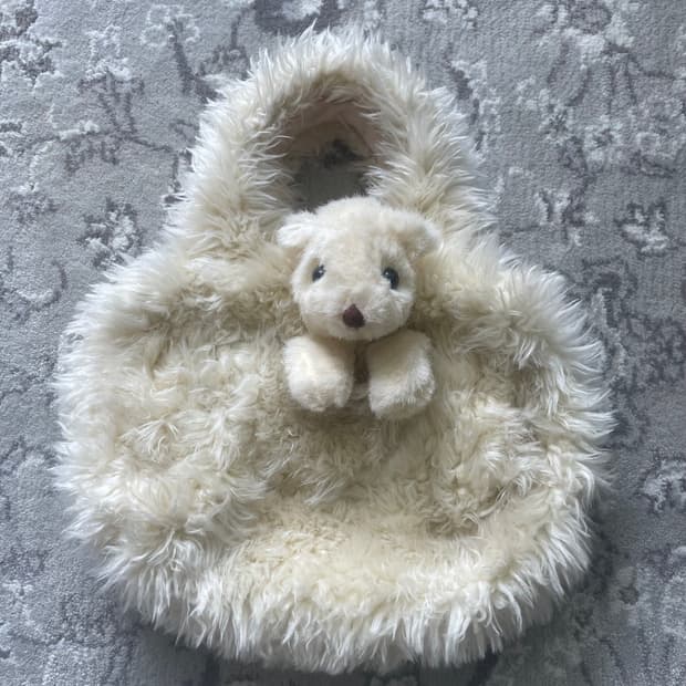 모리걸 빈티지 곰돌이 미니백 🐻💛